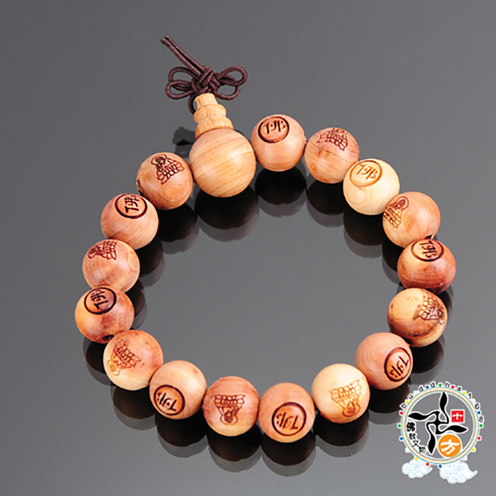 阿彌陀佛藏柏手珠12mm【十方】137505