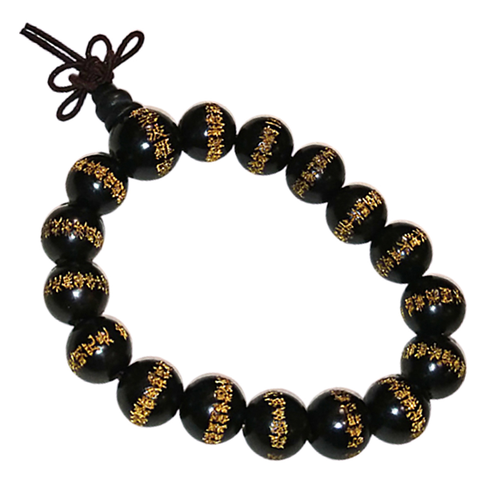 心經+黑檀木手珠12mm【十方】137801