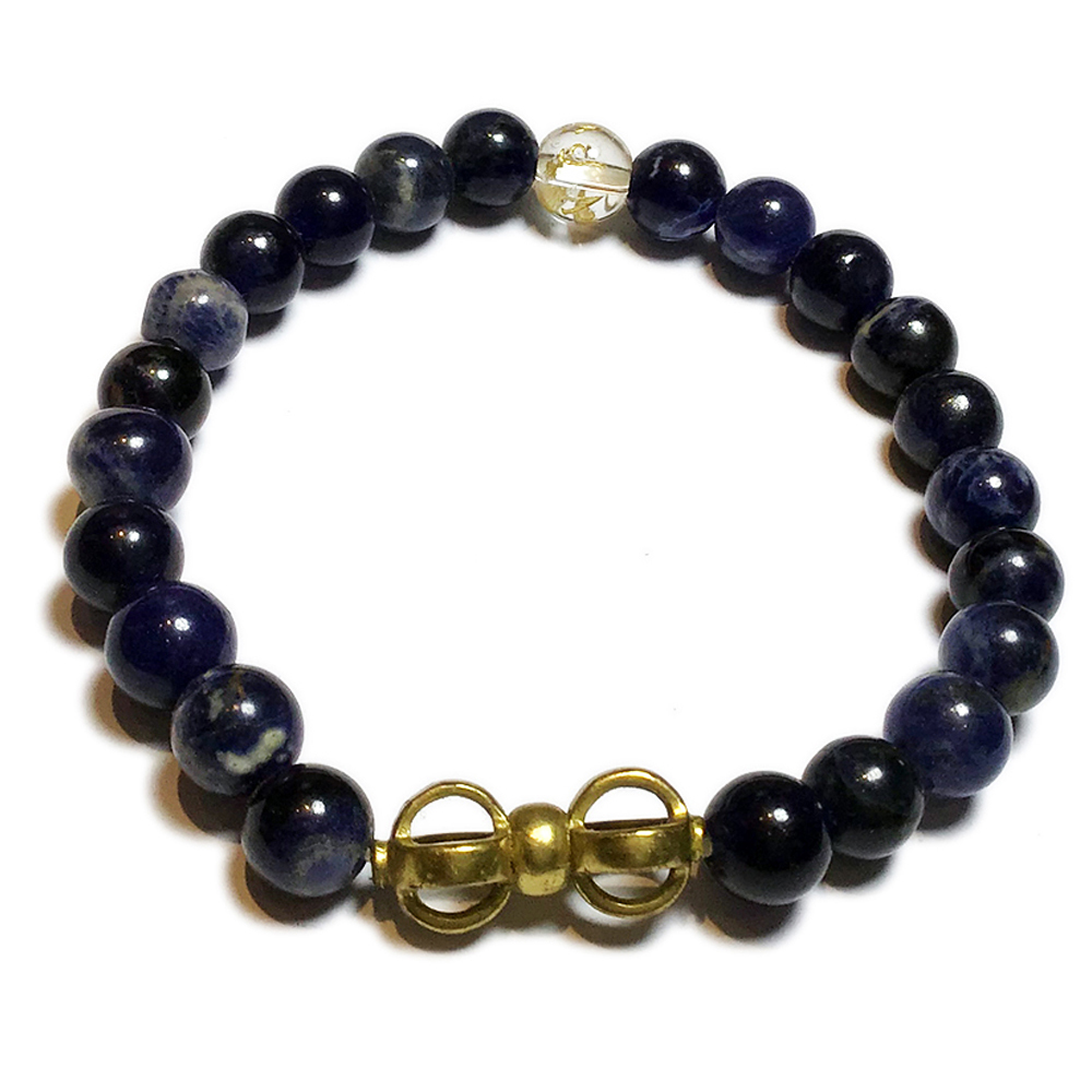 金剛杵+青金石手珠8mm【十方】137541