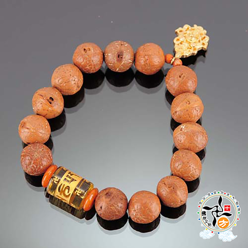 轉經輪+鳳眼菩提手珠13mm【十方】137986