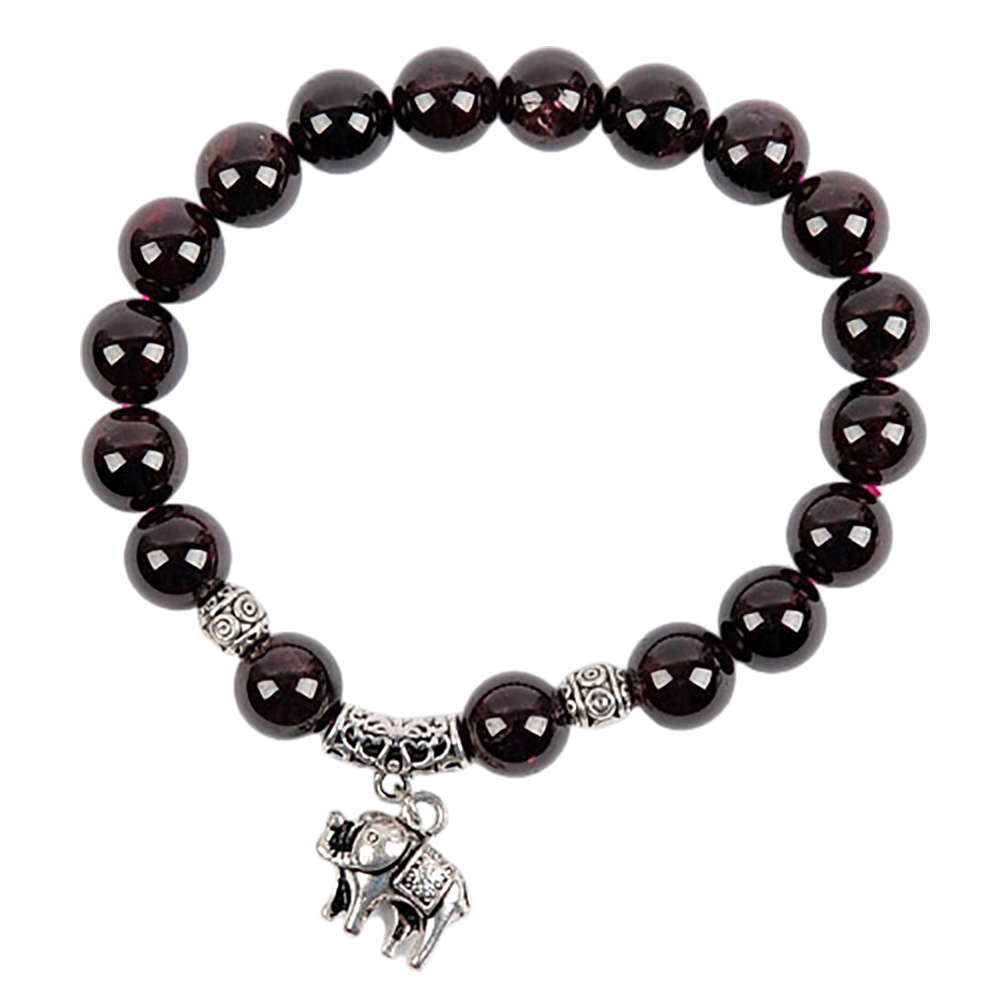 豼貅{紅石榴}開運手珠10mm【十方】138907