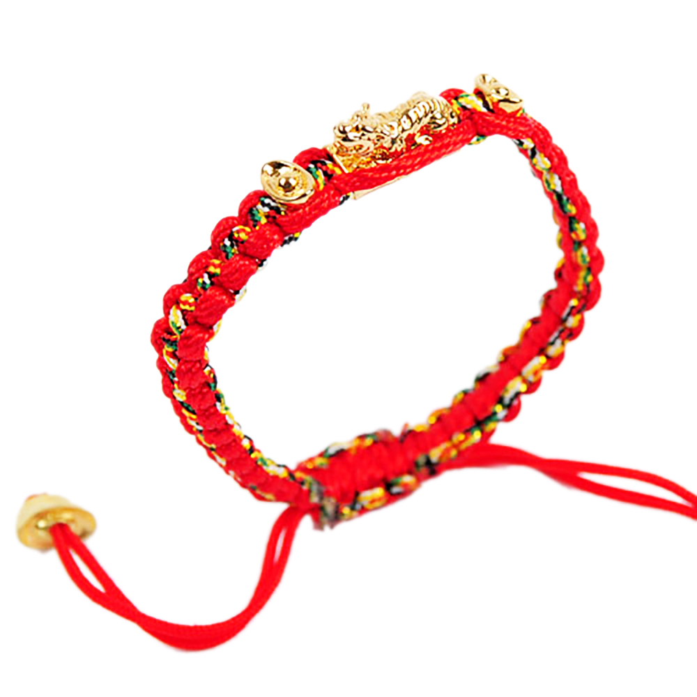 招財咬錢虎五色線手鍊【十方】138904