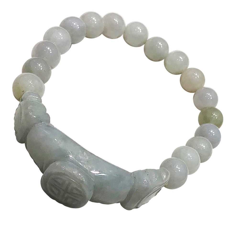 吉祥如意緬甸玉手珠8mm【十方】139462