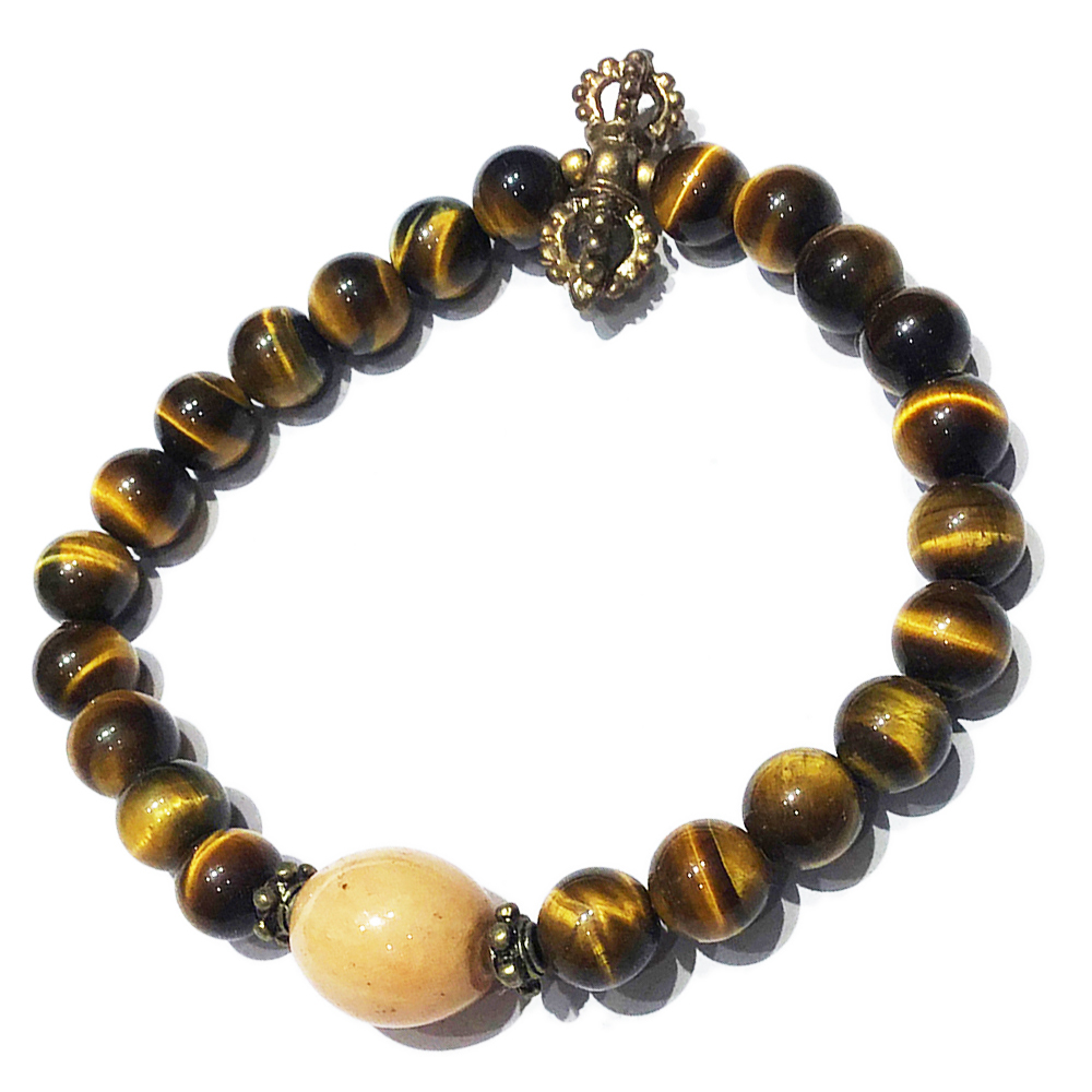 金剛杵+虎眼石手珠7mm【十方】139334