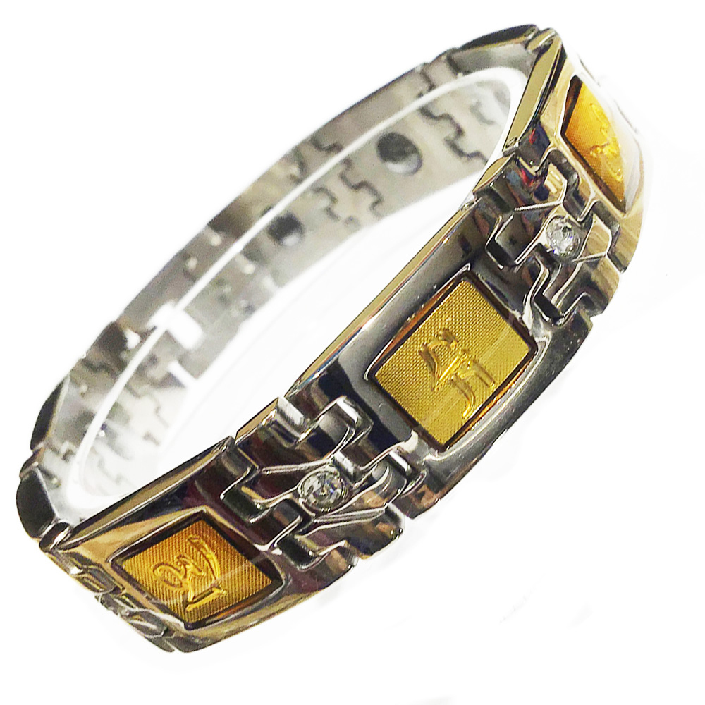 六字大明咒金箔{磁石能量手鍊}【十方】139535