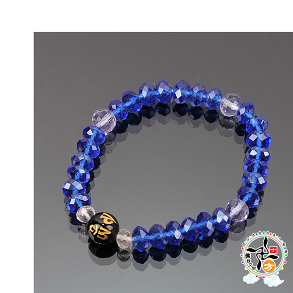 水晶鑽 琉璃手珠8*6 mm【十方】139340