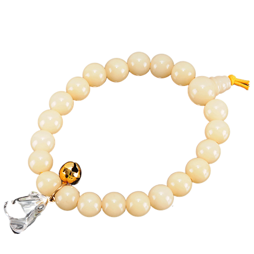 水晶福蛙+菩提根手珠8mm【十方】140090