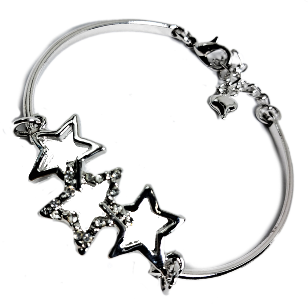 幸運之星鑲鑽手鍊【十方】140518