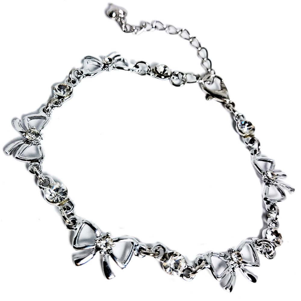 蝴蝶結彩鑽手鍊【十方】140522