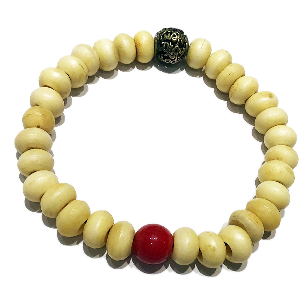 六字真言+椰殼手珠9*6mm【十方】141086