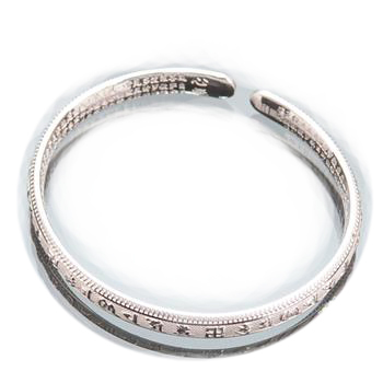 六字真言&心經925純銀手環【十方】142302