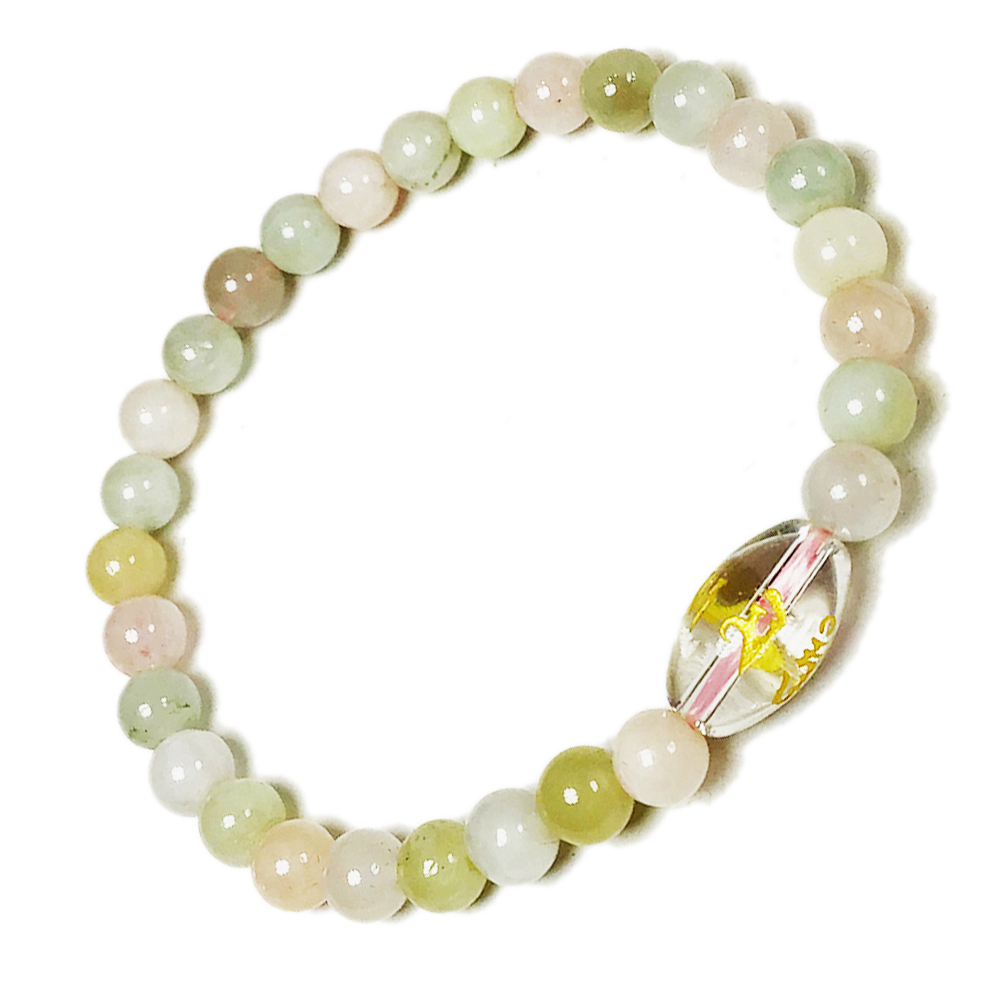 六字真言+摩根石手珠6mm【十方】142900