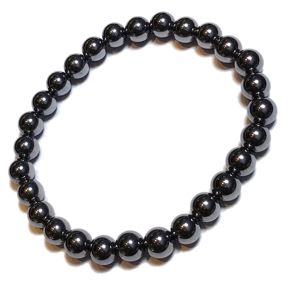 鈦赫茲圓珠6mm能量手鍊【十方】143421