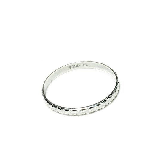 防小人 尾戒 925銀#14【十方】144697