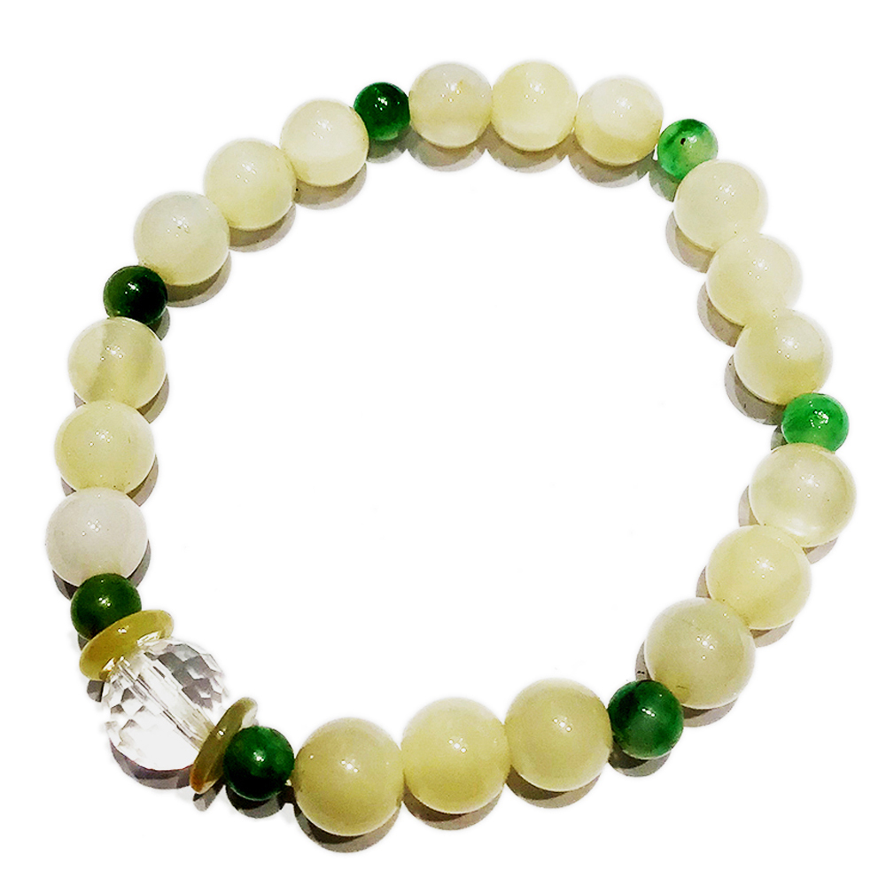 水晶&月光石手珠 7mm【十方】145748