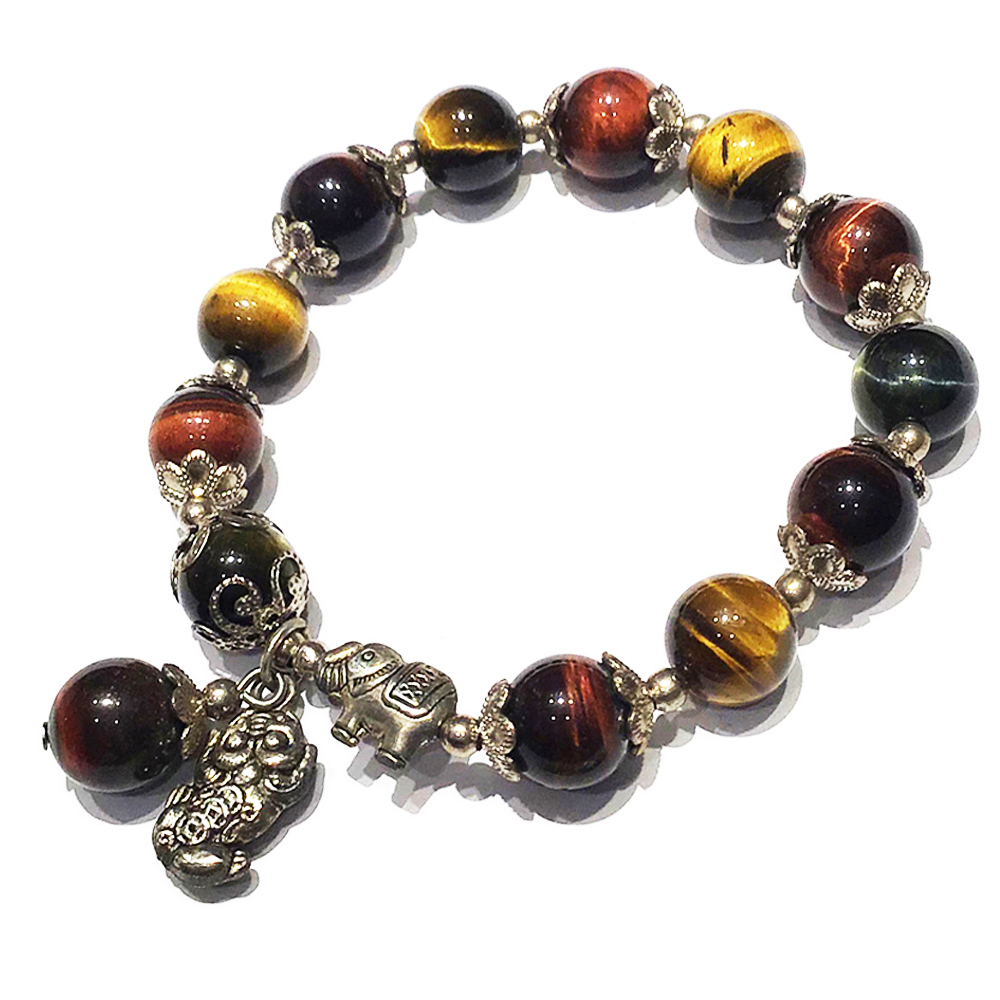 招財貔貅紅虎眼 旺運順利手珠10mm【十方】145352