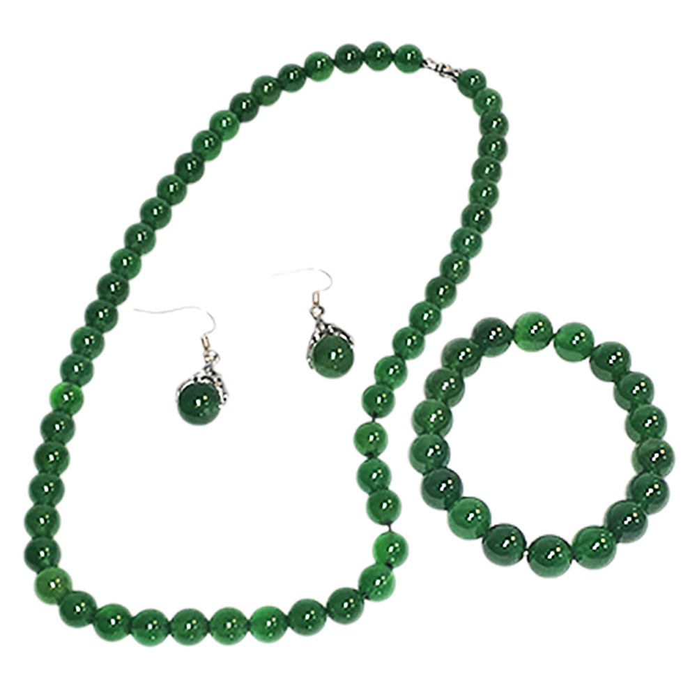 東菱玉項鍊手珠耳環套組【十方】145982