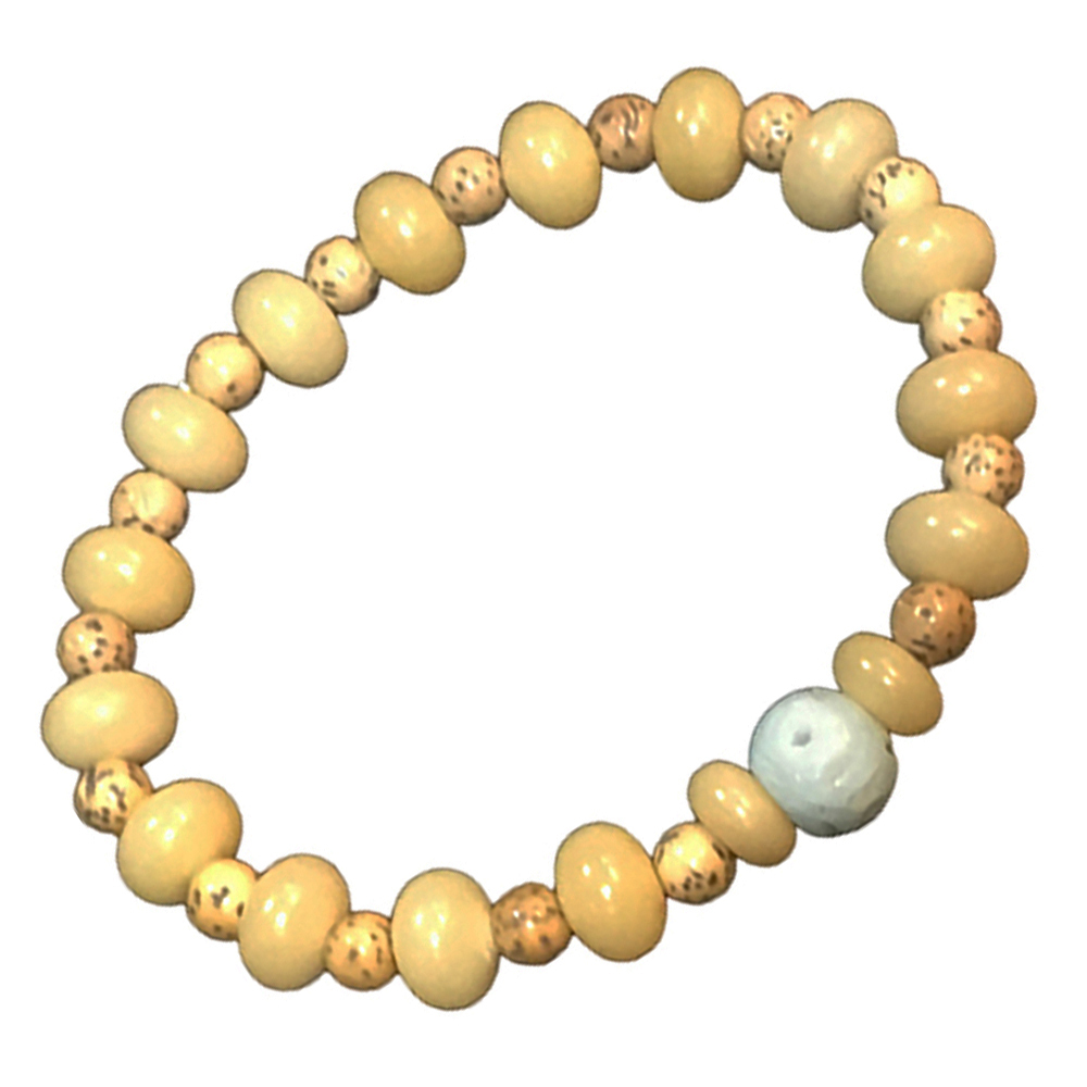 翠玉+菩提根手珠8*4mm【十方】146130