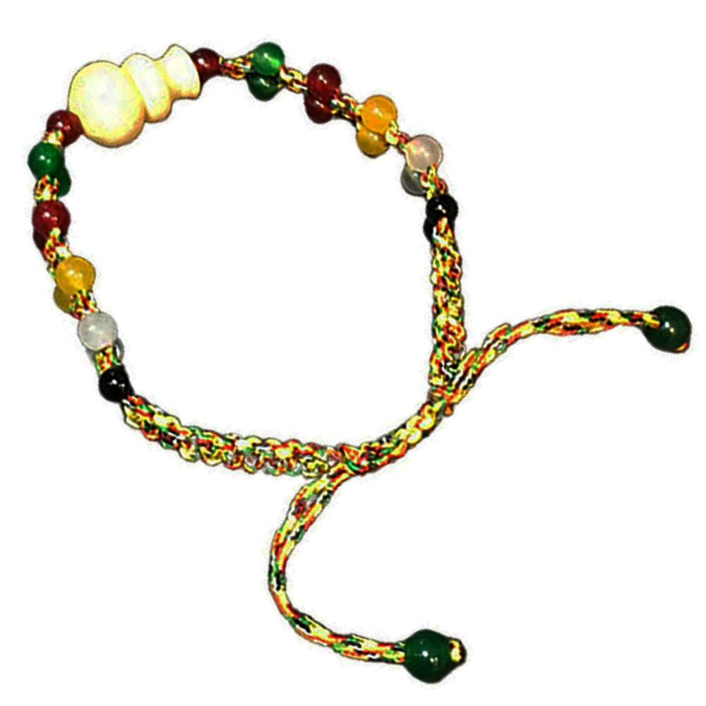 抹草葫蘆五色線兒童手鍊【十方】146922