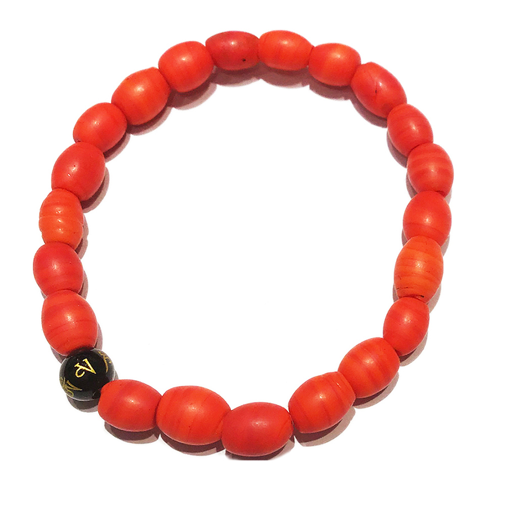 六字真言+火山琉璃手珠6*8mm【十方】146600