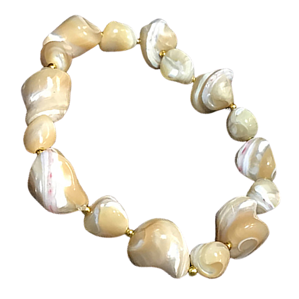 天然珍珠貝硨磲手珠【十方】146735