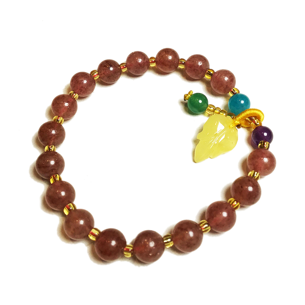 草莓晶手珠8mm【十方】147885