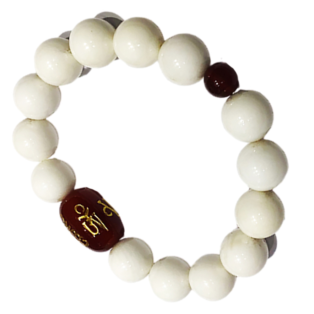 六字真言(紅玉髓)+硨磲手珠12mm【十方】148276