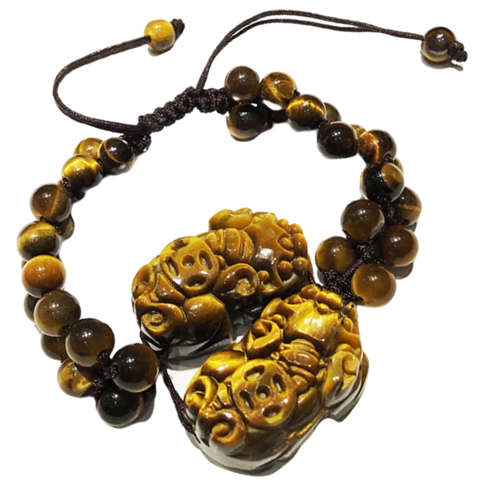 招財貔貅虎眼石手鍊【十方】148339