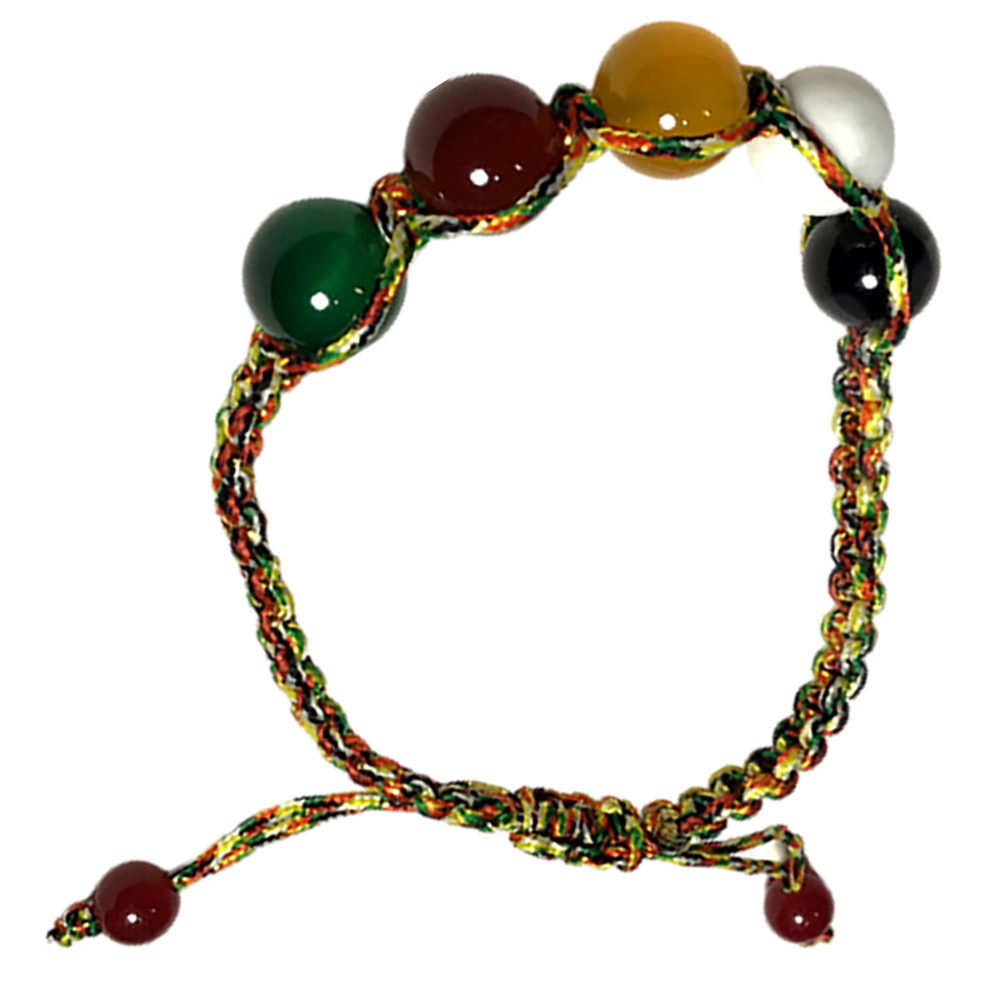 五行珠10mm五色線手鍊【十方】148290