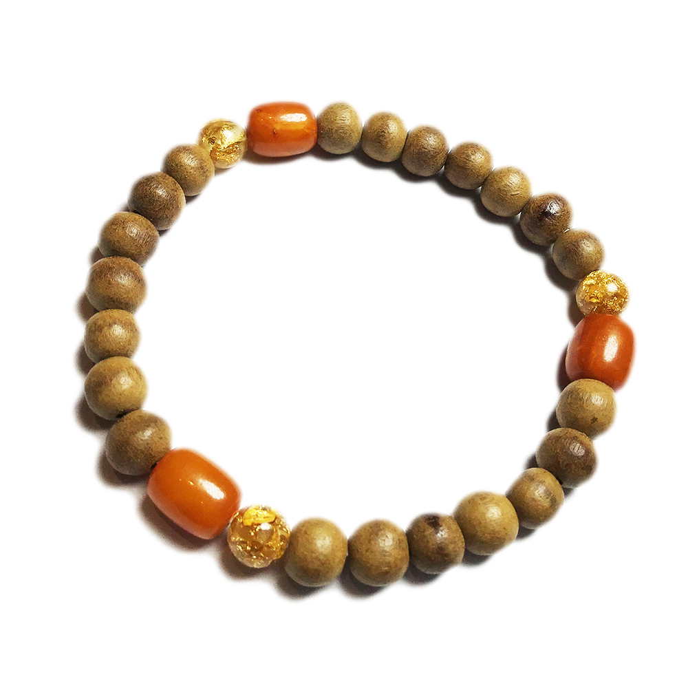 蜜納+沉木手珠6mm【十方】149230