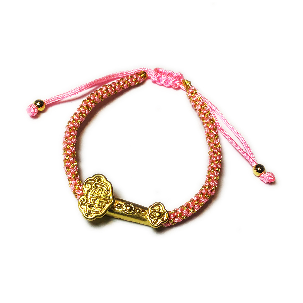 金如意 粉紅中國結手鍊【十方】148949