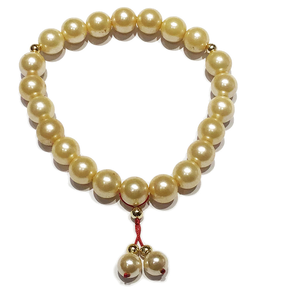 觀音菩薩{仿珍珠}手持念珠10mm【十方】148701