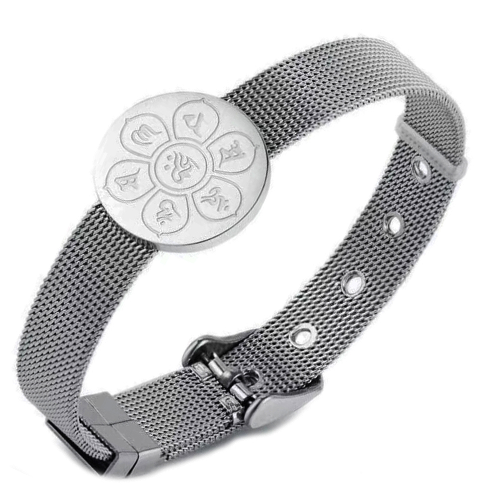 六字大明咒 鈦鋼手錶型手環【十方】149530