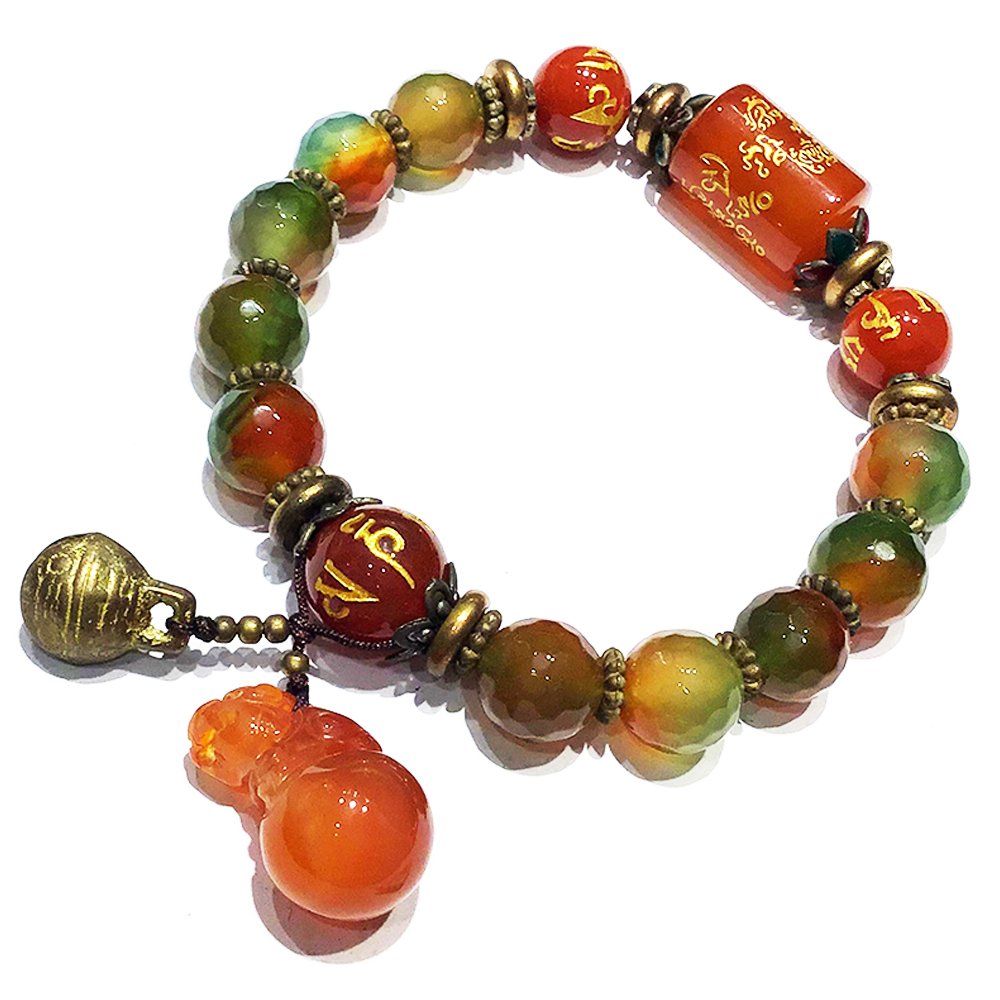 琉璃+金剛杵&夢幻瑪瑙手珠10mm【十方】149997