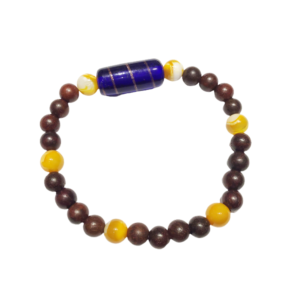 藍琉璃紫檀手珠【十方】150631