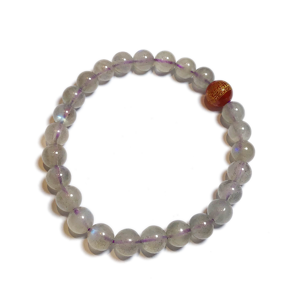 阿彌陀佛 毫雕 &佛光石手珠6mm【十方】150661