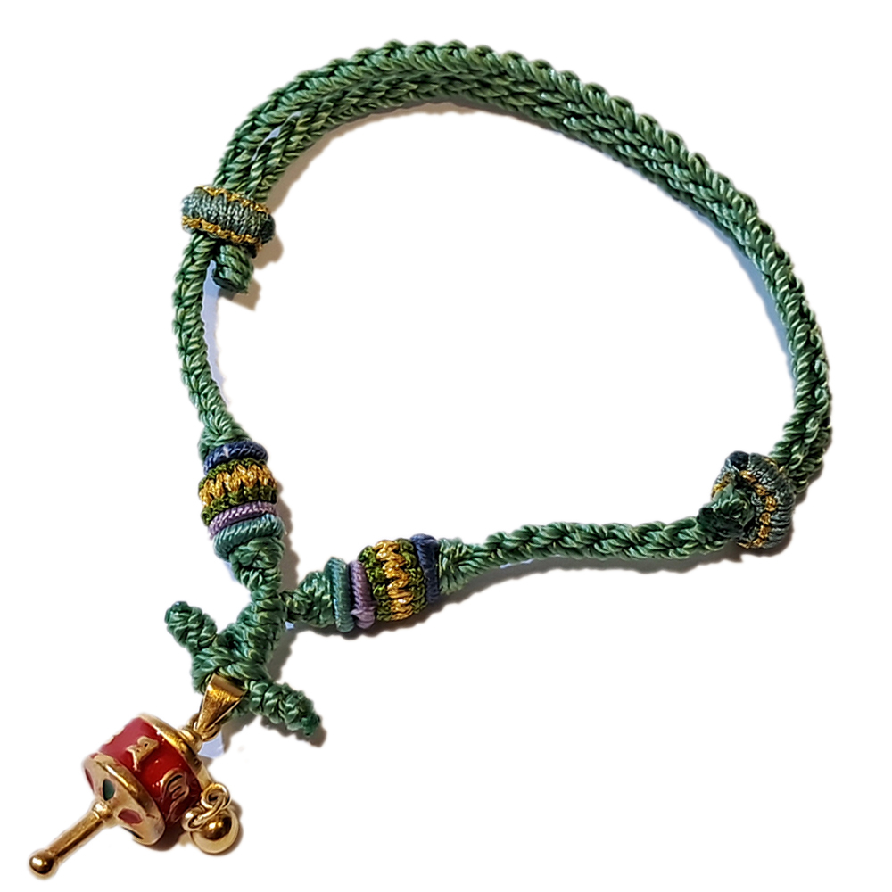 轉經輪 沙金手鍊【十方】151303