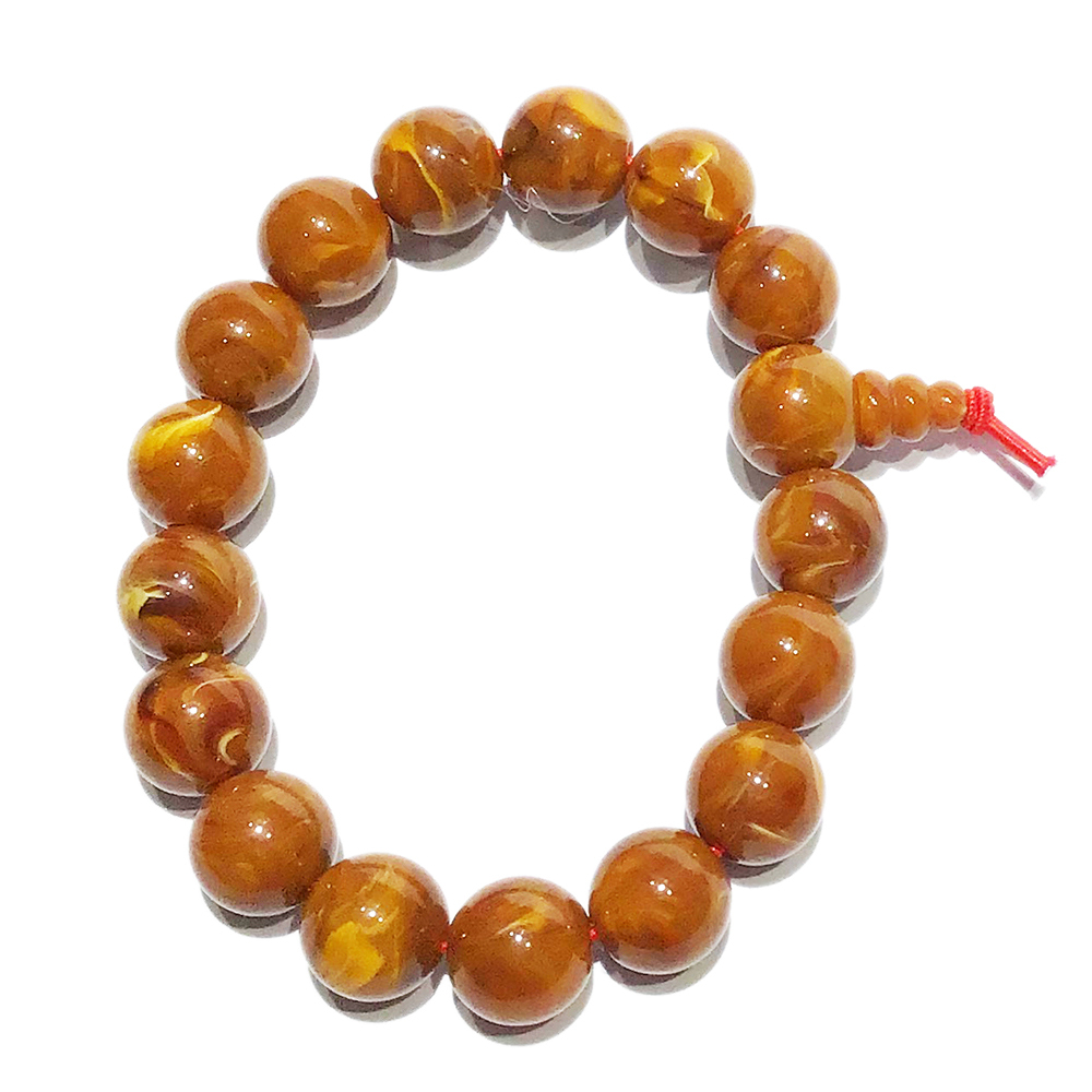仿琥珀手珠11mm【十方】150900