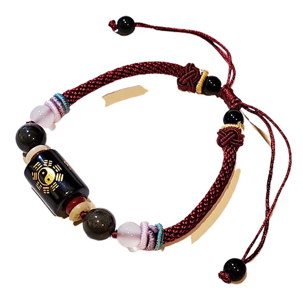 八卦{黑曜}中國結 手鍊【十方】151371