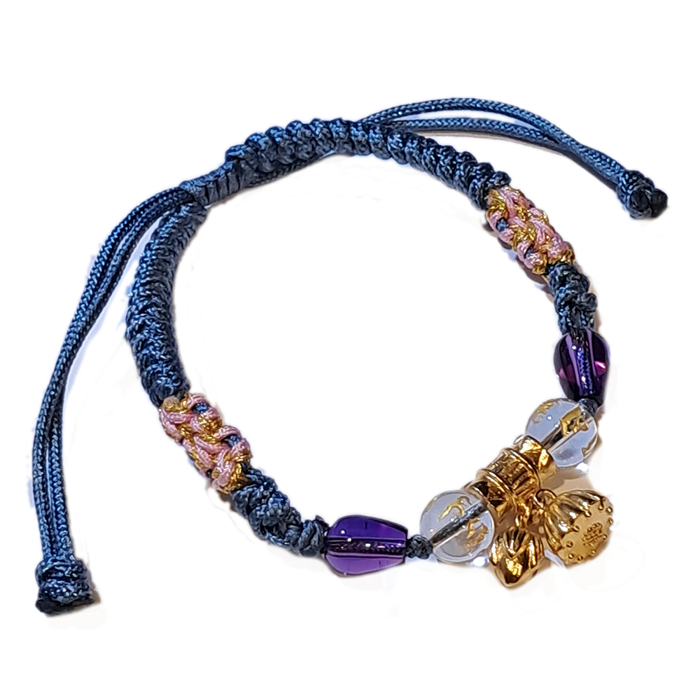 六字真言 蓮蓬沙金手鍊【十方】151336