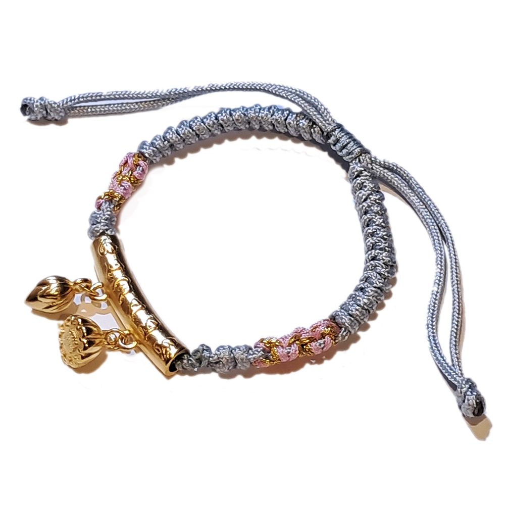 六字真言 蓮蓬沙金手鍊【十方】151338