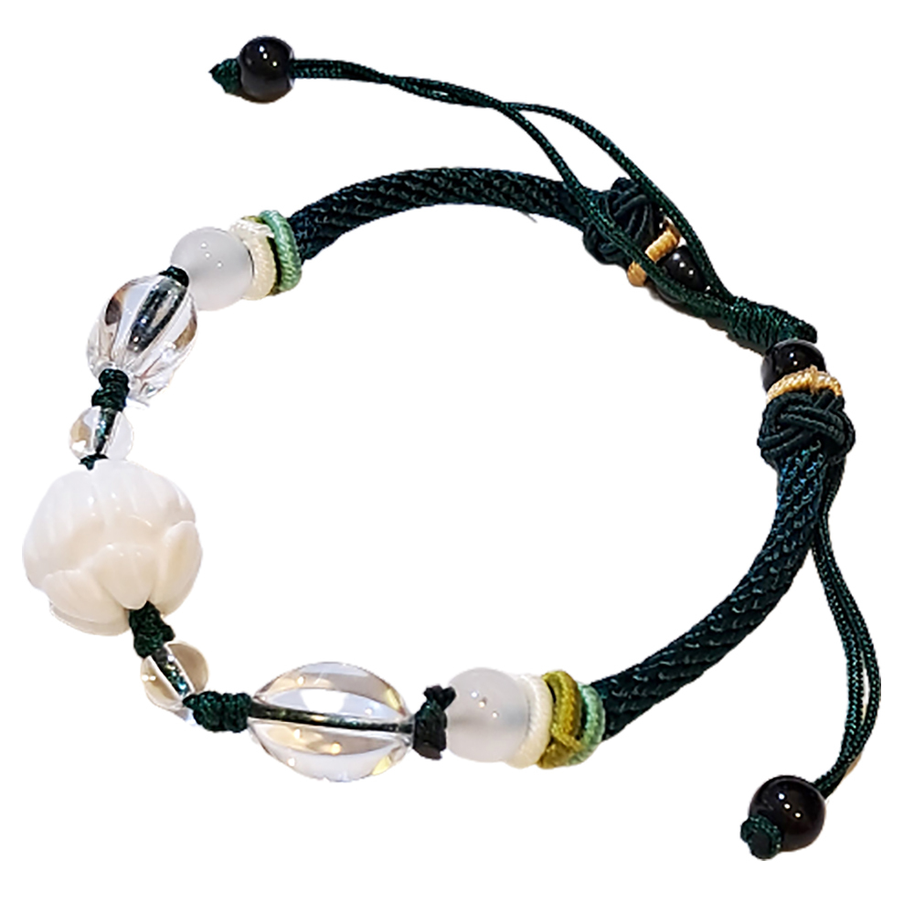 蓮花{硨磲}中國結 手鍊【十方】151375