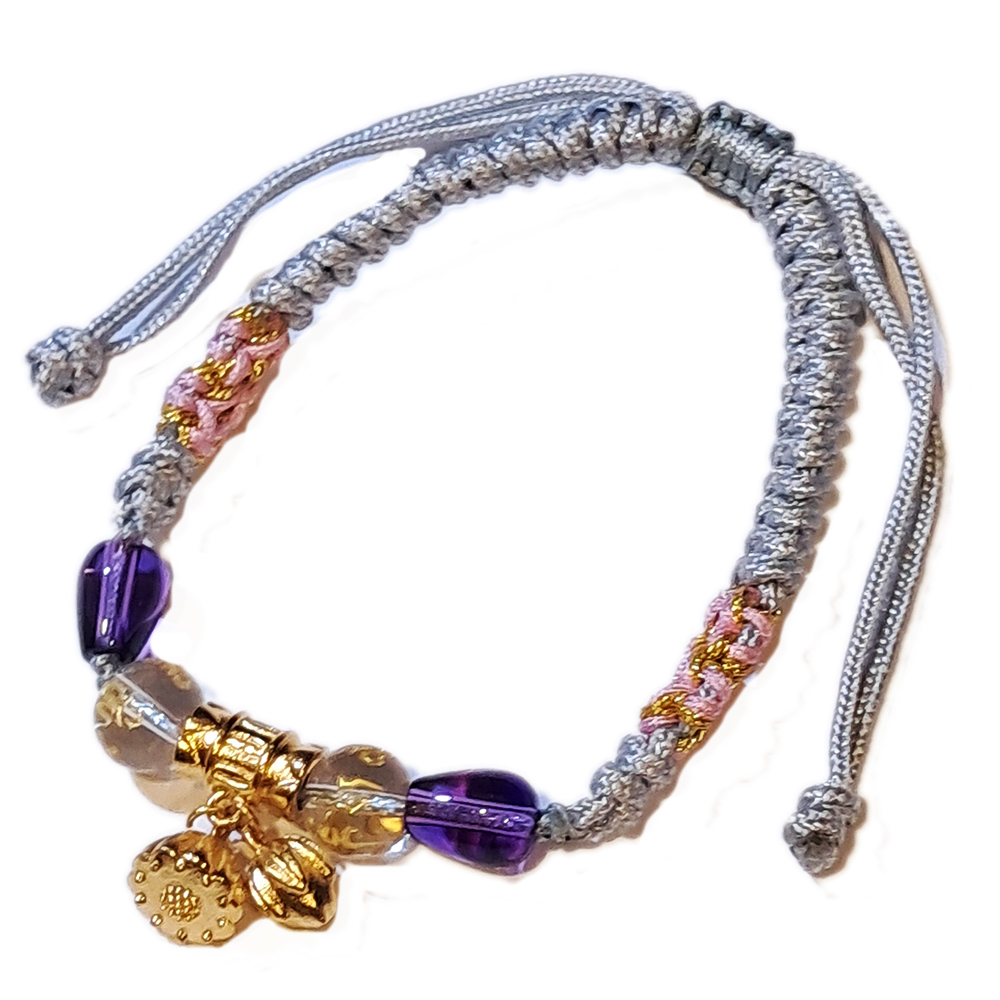 六字真言 蓮蓬沙金手鍊【十方】151334