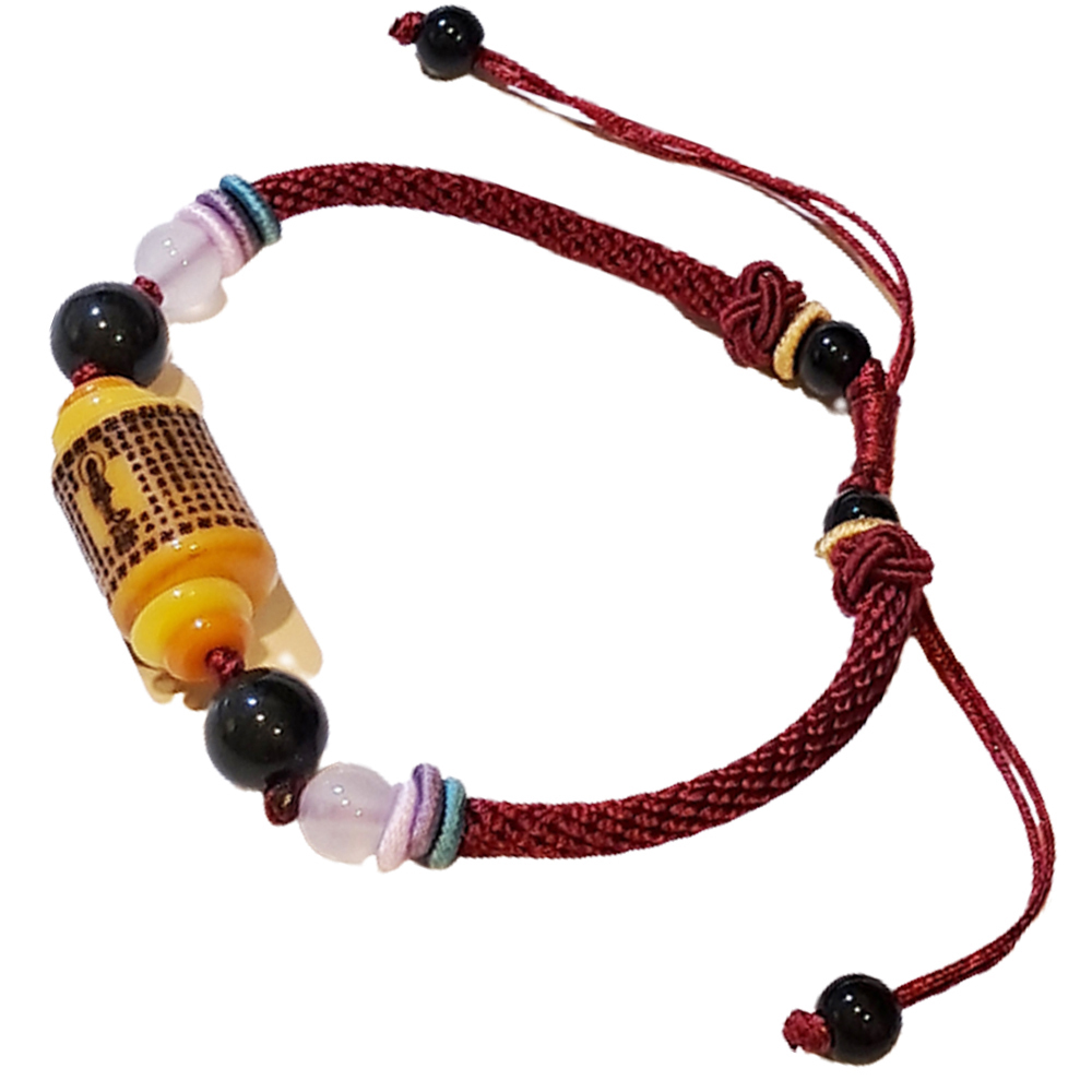 心經{毫雕}蜜納 中國結手鍊【十方】151511