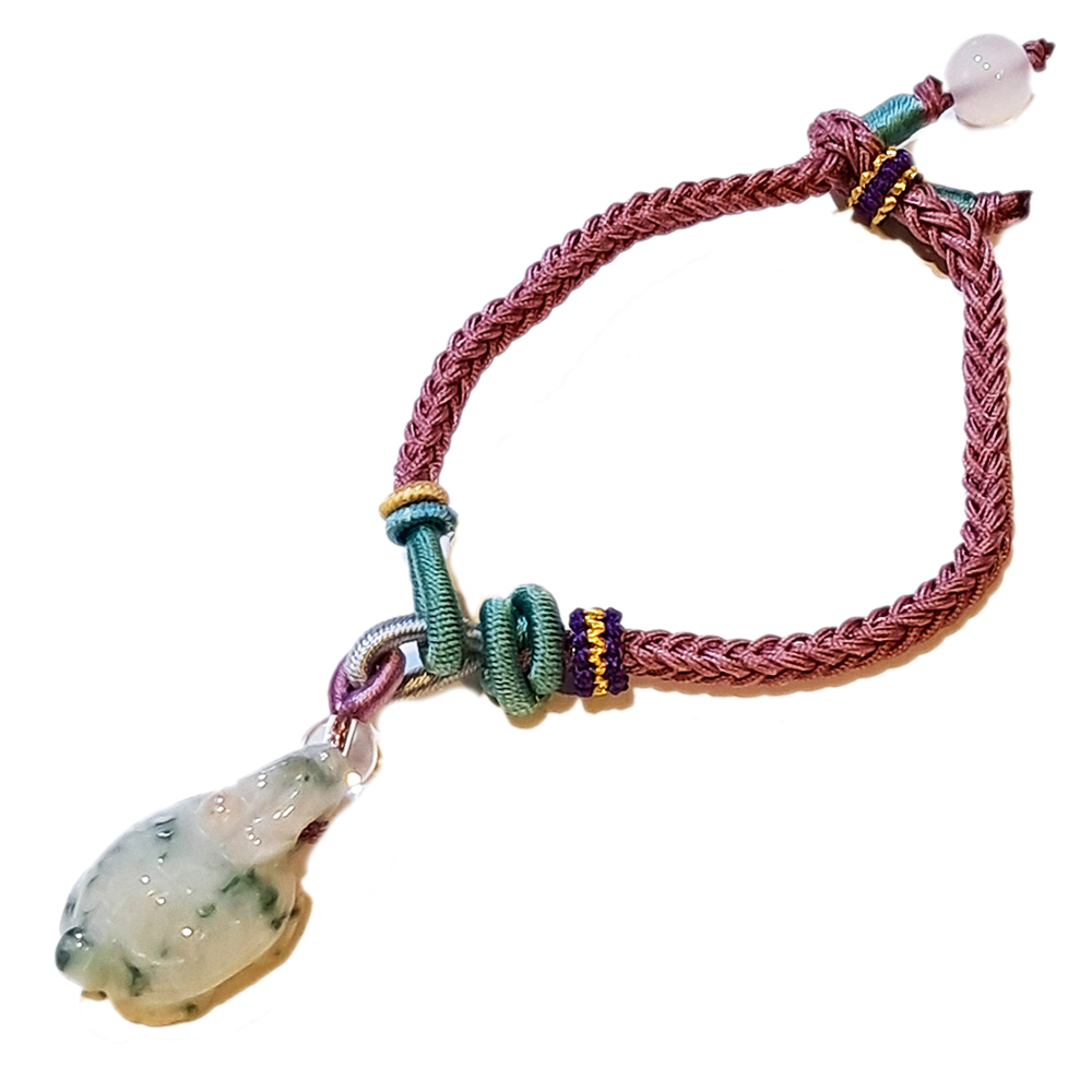 金錢龜{緬甸玉}中國結手鍊【十方】151546