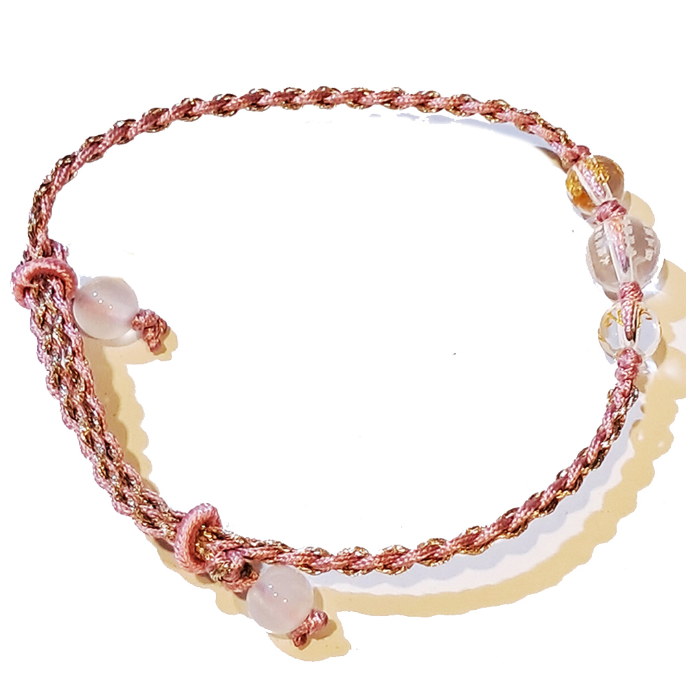 大白傘蓋佛母心咒{水晶}中國結手鍊【十方】151566