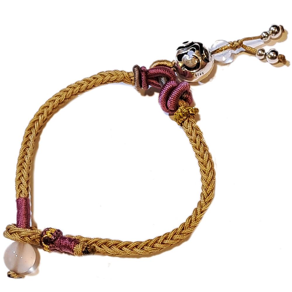 嗡{鏤雕}純銀 中國結手鍊【十方】151536