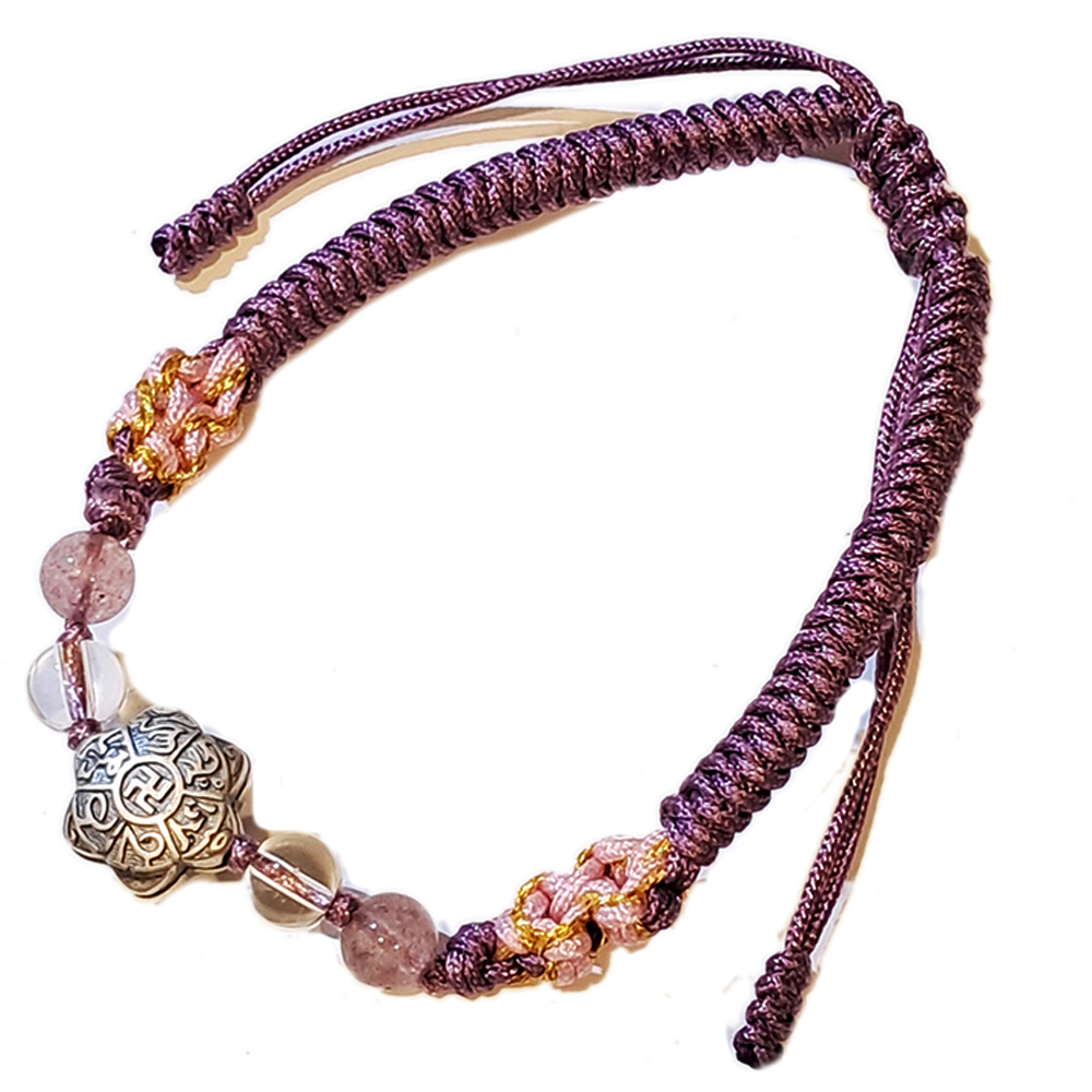 六字真言{純銀}中國結手鍊【十方】151567