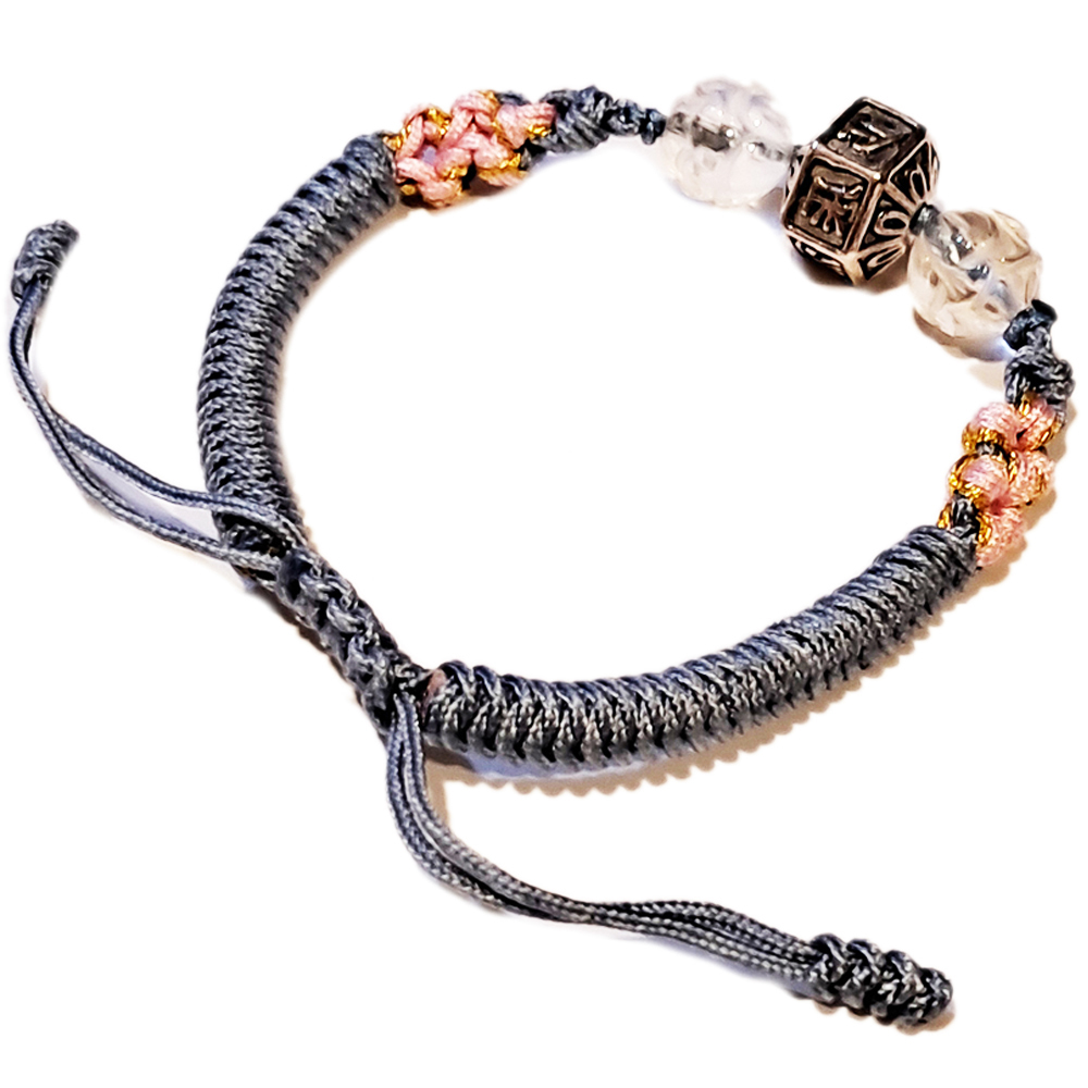 六字真言{純銀}中國結手鍊【十方】151713