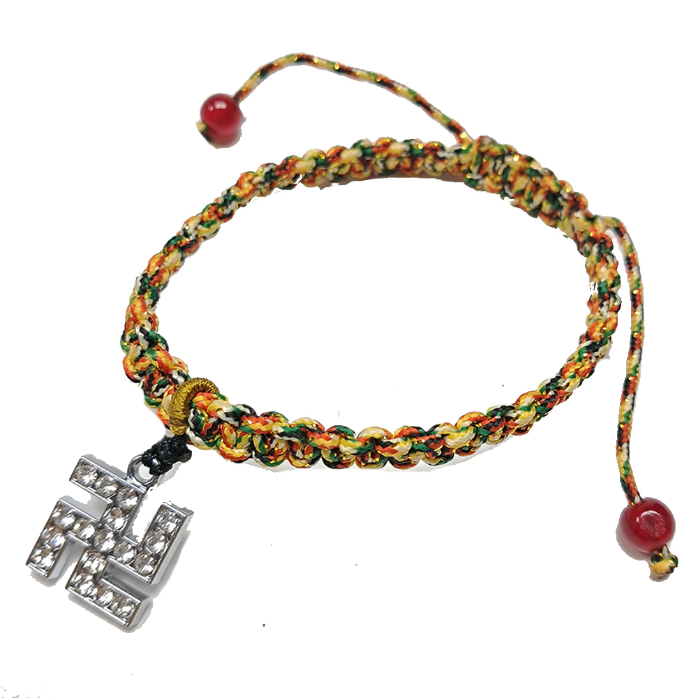 卍 {鑲鑽} 五色線手鍊【十方】151749